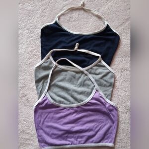 Halter Crop Tops 3 Modno Bralette